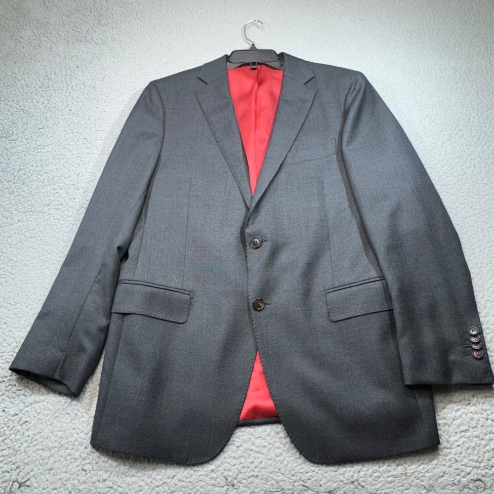 Suitsupply Sienna Blazer Mens 42 Grey Vitale Barberis Canonico Super 130s Wool